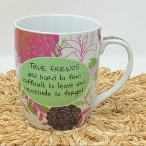 Pier 1 True Friends Mug ~ Mud Pie Design for Pier 1 14 oz